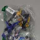 Magnetic Dinosaur Car Toy - 2 in 1 Crash & Transform Vehicle to Dino, No Battery Needed for Kids Age 3-12, Birthday Gift (Gold Blue)