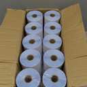 L LIKED 4"x 6" Direct Thermal Labels White Perforated Shipping Labels, 250 per Roll, Pack of 20 Rolls - Commercial Grade