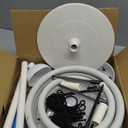 OurWarm 7.5Ft & 6Ft Balloon Arch Stand, Free Bending Shape Balloon Arch Kit, Half Arch Balloon Stand with Base, Balloon Column Stand Kit for Wedding Birthday Baby Shower Graduation Easter Decorations