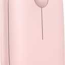 TECKNET Bluetooth Mouse, Slim Portable Wireless Mouse for 2 Modes(BT3.0/5.0+2.4Ghz), Lightweight, Contoured Grip with USB Receiver, Quiet Click Compatible with PC, Chromebook, Mac - Pink