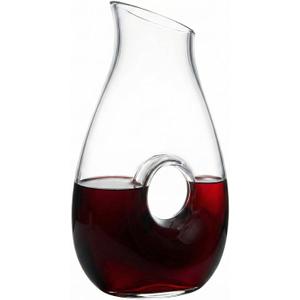 Hollow Circle Wine Decanter - Decant with Elegance, 1500 ml lead-Free Crystal Clear Glass Red Wine Decanter Juice Container Wine Decanters and Carafes Good Looking Decanters for Wine Lovers (Snail Shaped)