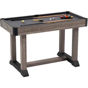 Hall of Games Billiard Tables Multiple Styles, Pool Tables with Preassembled Playfields and Complete Billiard Accessory Sets, Perfect for Family Game Rooms
