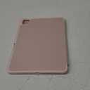 Aoub Case for iPad Pro 11 Inch Case (M4) 2024 5th Generation with Pencil Holder, Protective Cover with Soft Smooth TPU Back, Auto Wake/Sleep, Supports Pencil Pro & Pencil USB-C Charging - Pink (Pink)