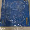KAX Front Brake Kit, Drilled and Slotted Brake Rotors, Ceramic Brake Pads | Fits Honda Accord 1990 1991 1992 1993 1994 1995 1996 1997, CL 1997 2.2L, Automotive Replacement Brake Kit