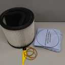 Filter Replacement 90304, 9010700, 90585 Foam Sleeve for Shop Vac Wet Dry Vacuums 5 Gallon Up 90304 90350 90333, Replace Part # 90304 90585