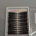 Fairy Lash Clusters Cat Eye Cluster Eyelash Extensions Natural Eyelash Clusters Spiky Manga Wispy Cluster Lashes Fox Eye 8-20mm DIY Individual Lash Extension 144Pcs by YDAGKH