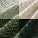 MIULEE Pack of 4 Couch Throw Pillow Covers 18x18 Inch Neutral Green Soft Decorative Chenille Pillow Covers Farmhouse Accent Cushion Covers for Boho Spring Home Decor Sofa Bedroom Living Room