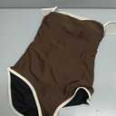 SUUKSESS Women One Piece Tummy Control Swimsuit Sexy Color Block Bathing Suit, Medium