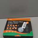 hygger Mini Wave Maker For Aquarium, Ultra-quiet Transparent Wavemaker With Controller, Adjustable Flow Magnetic DC 12V 850GPH Powerhead, Circulation Pump For 20-80Gallon Freshwater Coral Reef Tank (8W)