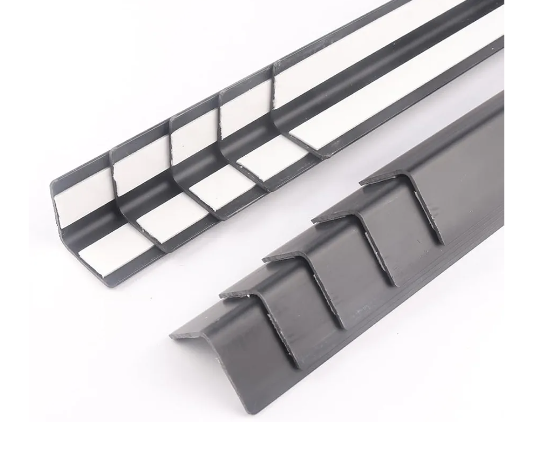 Black Self Adhesive Wall Corner Protector 10 Pcs PVC Corner Guards Edge Protector for Wall, Furniture Corner, Door Easy to Install for Baby