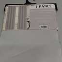 84" 1 panel blackout window curtain 54"W X 84"L gray