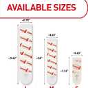 Command Damage Free Hanging Strips for Large Wall Hooks, Removable Adhesive, No Tools, 6 White Strips