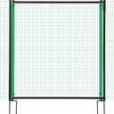 Temporary Fence Gate,3' Height,Garden Fence Mesh Door, Free Open and Close Boundary for Garden Backyard Outdoor Animal Protect, Non Electric Safe for Children and Dog