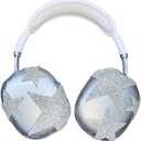 Case Cover for AirPods Max Headphones Glittering gem-Encrusted, Stars Sparkling Rhinestones Accessories Ultra Protective Cover for Apple AirPods Max