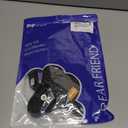 DF No Pull Step-in Martingale Dog Harness, Help Stop Pulling & Choking, Reflective & Adjustable, Front Clip Harness with Lift Handle, Tactical Silent Metal Buckle, Black, 3/4", Front Chest 13.2"-16.0"