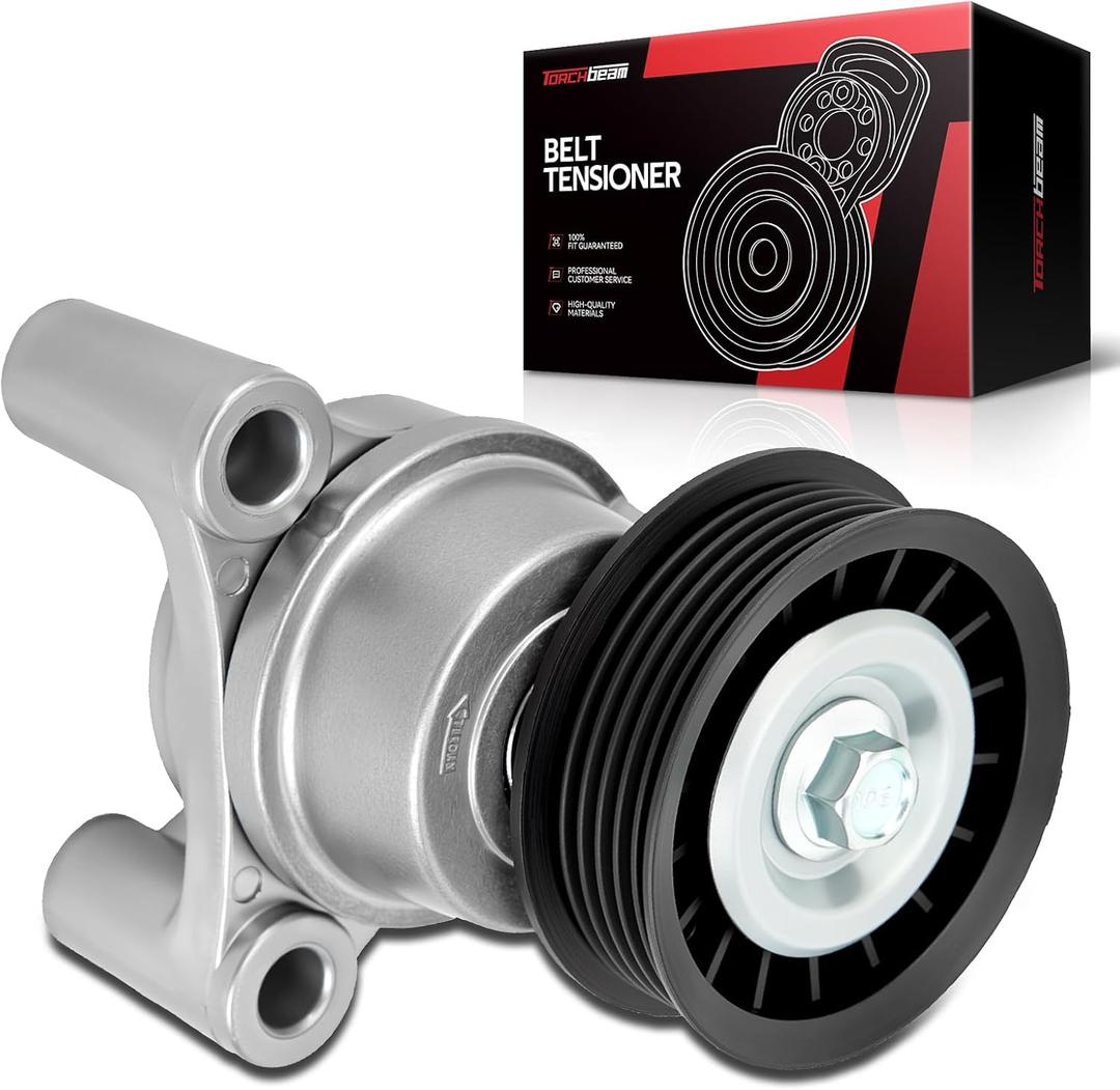 Torchbeam Belt Tensioner Assembly 39431 Compatible with Silverado 1500, Silverado 2500 HD, Sierra 1500, Tahoe, Suburban, Suburban 1500, Yukon, Express 2500, Sierra 2500 HD, Yukon XL 1500, Express 3500 (12609719)