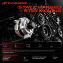 A-Premium Alternator Compatible with Toyota Camry 1994-1996 L4 2.2L, RAV4 1996-2000 L4 2.0L, 80Amp 12Volt CW 5-Groove Pulley