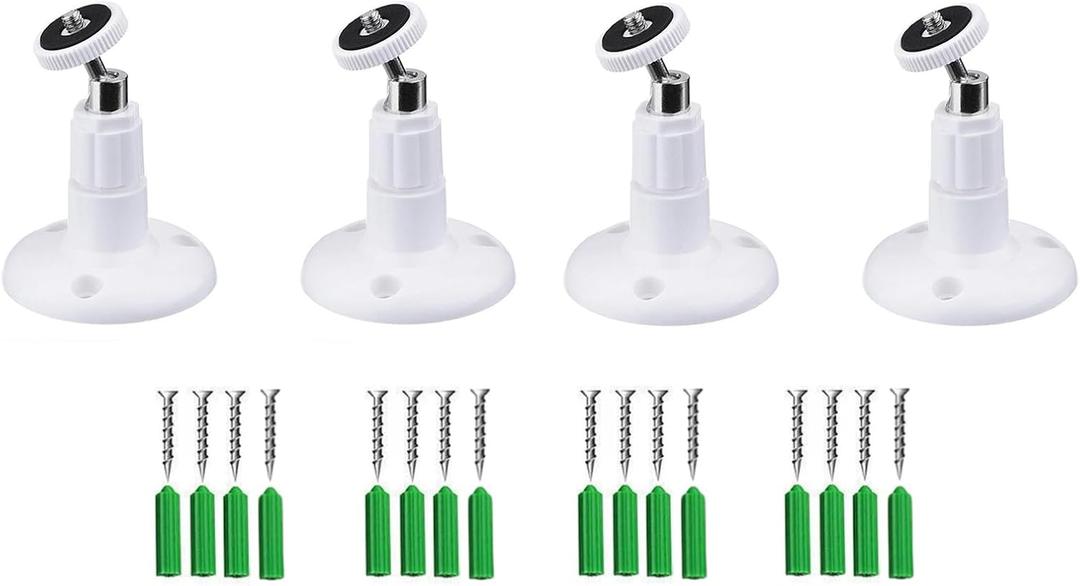 4 Pack Wall Mount forArlo Pro/Pro2/Pro3/Pro4/Ultra/Ultra2/HD/GO/Light/Essential