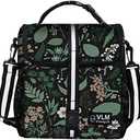 VLM Lunch Box for Women, Insulated Lunch Bag Women with Adjustable Shoulder Strap, Cute Lunch Tote Bag for Work,Picnic,Camping