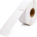 Label KINGDOM 30252 Label Replace for Dymo 30252 Label Writer 450 Labels, 1 1/8" x 3 1/2" Adhesive White Paper Address Labels for 450 Turbo, 4XL Printer (350 Labels Per Roll, 1 Roll)