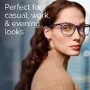 CCVOO Reading Glasses for Women/Men, Eyeglasses, Blue Light Readers for Women/Men, Computer Eye Glasses, Cheaters Magnification Strength: 2.25 x
