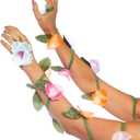Leg Avenue Women's Fashion Costume Festival Flower Arm Wraps (Multicolor)