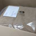 Faux Jute Non-Slip Area Rug, 9x12 Washable Pet-Friendly Floor Mat for Living Room, Bedroom, Entryway, Machine Woven Durable Scratch Resistant Carpet, Brown