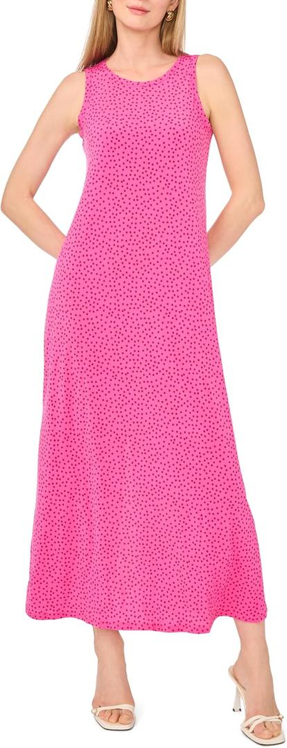 Vince Camuto Women's Printed Sleeveless Maxi Dress - Medium