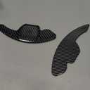 Topteng Steering Wheel Paddle Shifter Extensions for Audi Carbon Fiber Look, ABS Plastic, Fit A3 S3 RS3, A4 S4, A5 S5, A6 S6, A7 S7, A8 S8, Q3 Q5 SQ5 Q7, TT TTS 20122018 