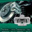 SCITOO 19B2664 19B2665 Front Left & Right Disc Brake Calipers Assembly w/Bracket For Toyota For Highlander 2001-2007