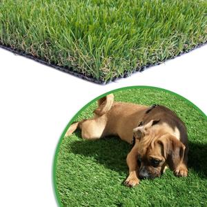 WS Artificial Grass Turf 4FTX6FT, 1, 38inch 4 Tone Realistic Synthetic Thick Fake Faux Grass Rug Astroturf Carpet Landscape for Dogs Indoor Outdoor Garden Lawn Mat, with Drainage Holes