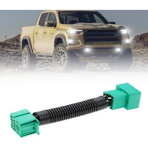 All Lights 6 High Mod for 2023-2025 GMC Canyon Chevrolet Colorado Elevation AT4 Denali AT4x Fog Lights Always On with High Beams Harness, Fog/Low Beams on Harness 6 High Mod Kit Plug Play Module