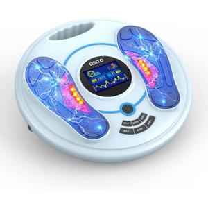 OSITO EMS & TENS Foot Circulation Devices- Electric Foot Circulation Promoter - FSA or HSA Eligible, Boosting Circulation, Alleviate Pain and Aching Feet, Legs and Ankles (Grey)