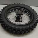 80/100-12inch Rear Tire Disc Brake Wheel Rim With 12mm Bearing Set for Pit Pro Dirt Bike