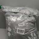 Bedsure King Size Comforter Set - 7 Pieces Floral Grey Soft Bedding Sets, King Bed in a Bag with Botanical Flowers Comforter, Sheets, Pillowcases & Shams