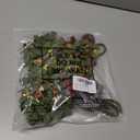 XunYee 4 Pieces Christmas Mistletoe Ornaments Artificial Mistletoe Branches Decor Decorative Mistletoe Decoration Hanging Red and White Berry Picks for Home Christmas Handmade Party Decorations