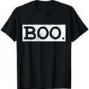 Halloween Vintage Boo Funny Gift T-Shirt, XL