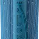 Ortizan Wireless Portable Bluetooth Speaker, IPX7 Waterproof, Dustproof and Rustproof, Powerful 24W Sound, Enhanced Bass, 30-Hour Battery, 360 Party Light, and Stereo Pairing (BT 5.3), Gifts - Blue