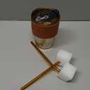 Iced Coffee Cup, 15 oz Glass Cups With Lids And Straws, Iced Coffee Glasses Tumbler, Thick Wall Mug For Tea Water With 2 Straws And Leather Sleeve, Glass Tumbler Gifts (Amber)