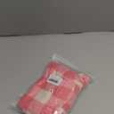 Malier Classic Plaid Fleece Dog Coat - Warm Winter Jacket with Pocket, Windproof - Pink, Small