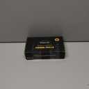 QOGRISUN 10-Pack Solid Brass Cabinet Knobs, 1-Inch Diameter, Round Gold Dresser Drawer Pulls Handles, Modern Kitchen Hardware, Brushed Brass Finish