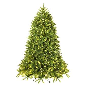 Goplus 5-ft Pre-lit Artificial Christmas Tree with 450 Multi-function Yellow LED Lights