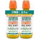 TheraBreath Deep Clean Mouthwash, Antiseptic Benefits, Fresh Mint Flavor, Dentist Formulated, Alcohol Free, 16 fl oz (Pack of 2)