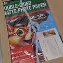 Uinkit 100 Sheets Matte Presentation tabloid paper 11x17 matte Double Sided 37lb Brochure Photo Paper 6.5Mil for laser and Inkjet Printers