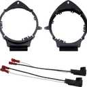 6.5"/6.75" Speaker Mounting Adapter for GMC Chevrolet Caddilac Pontiac Buick Hummer with Wiring Harness (1X Pair)