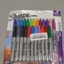 Sharpie Electro Pop Permanent Markers, Fine Tip, Marker Set, Assorted Colors, 24 Count - Coloring, Drawing, Art, Markers, Writing