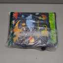 Qizfun Toddler Busy Board Montessori Toys  Sensory Busy Book, Educational Learning Travel Toy for Airplane & Car, Keeps Toddlers Entertained, Birthday Gifts for Toddler Boys Girls (Blue/P8)