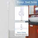 RV Shower Head with Hose, 5+1 Mode High Pressure Shower Head Replacement with On/Off Switch, Water Saving Motorhome Shower Head, Shower Head for RV/Campervan, Caravan