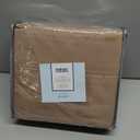 Hearth & Harbor Luxury Soft 6 Piece Bed Sheet Set Extra Deep Pocket Fitted Sheets Fits Mattress up to 21", Double Brushed Bedding, King, Cream