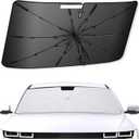 SXCY for 2022-2024 2025 Hyundai Ioniq 5 Windshield Umbrella Sunshade [Easier Foldable] 2023 2024 2025 Ioniq 5 Accessories Sunshade Umbrella for 2024 2025 Ioniq 5 Windshield Umbrella Sun Shade